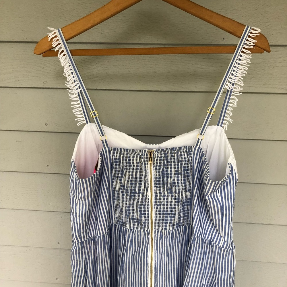 Lilly Pulitzer Maxi Dress Stripe Summer Jasmyn US 12 - Picture 9 of 13